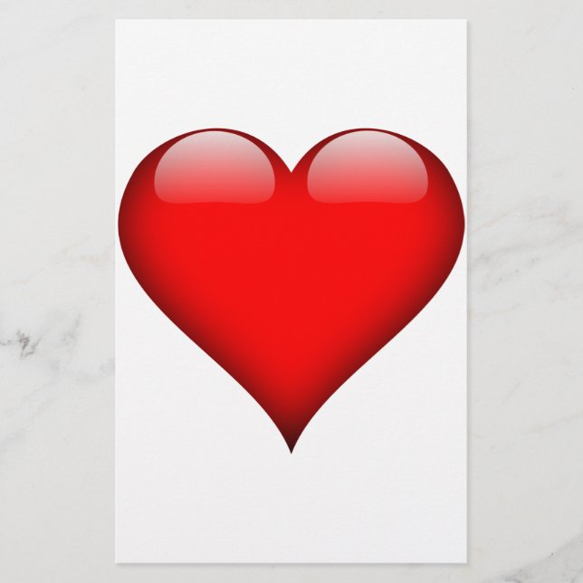 Papelaria Red Heart Love (Frente)
