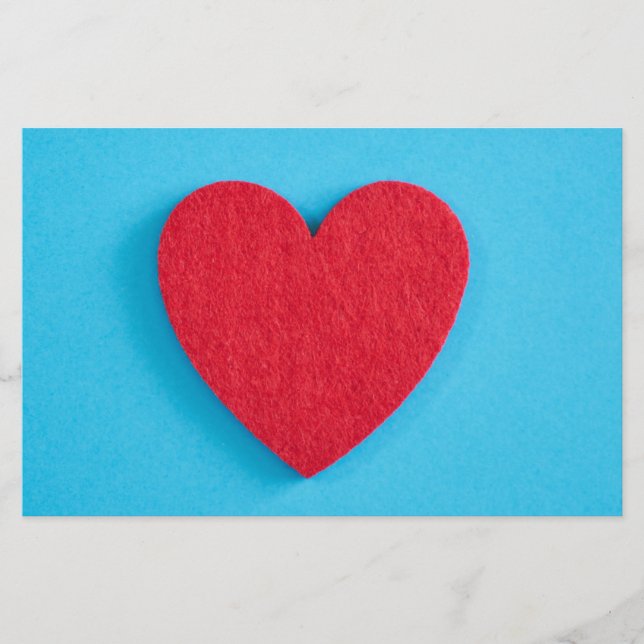Papelaria Red Love Heart (Frente)