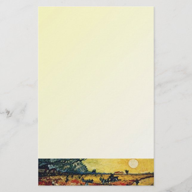 Papelaria Red Vineyard, Vincent van Gogh (Frente)