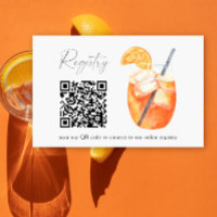Registro do chá de panela de código QR do Aperol s