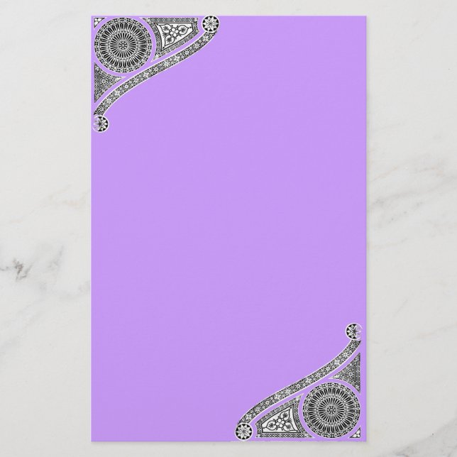 Papelaria RENASCIMENTO, roxo (Frente)