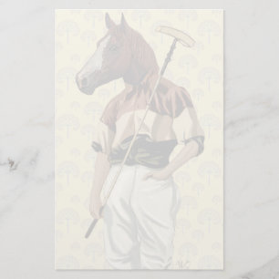 Papelaria Retrato de Polo Horse