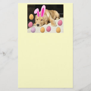 Papelaria Retriever de Ouro do felz pascoa