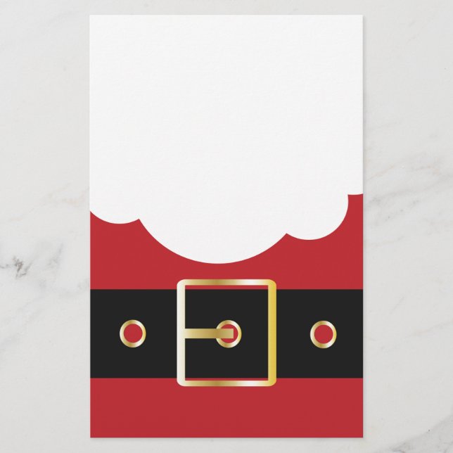 Papelaria retro santa claus (Frente)