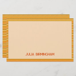 Papelaria Retro Spring Hand Drawn Sunshine Striped 