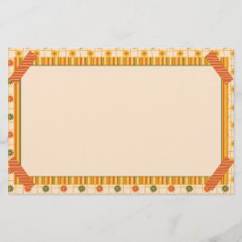 Papelaria Retro Spring Mão Desenhada Falso Washi Floral List