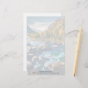 Papelaria Rio e Montanhas Foto Cênica