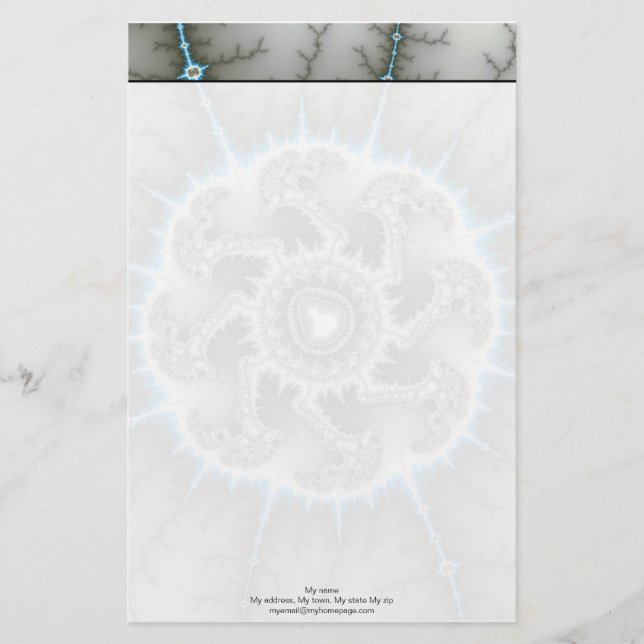 Papelaria Roda-de-Pele - Arte Fractal (Frente)