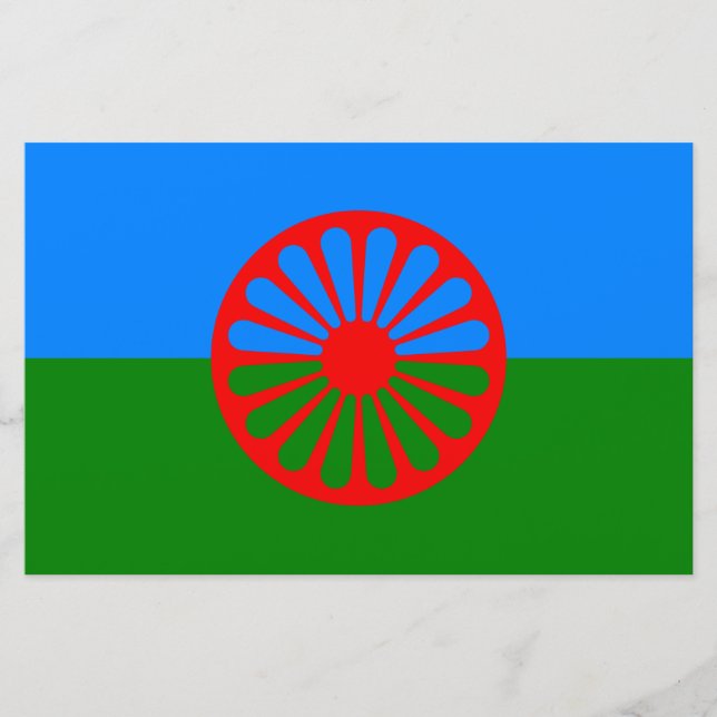 Papelaria Romani Flag (Frente)