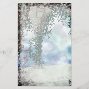 Papelaria Rosa e Light Fantasy Stationery