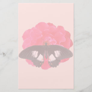 Papelaria Rosa e Swallowtail