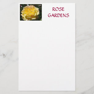 Papelaria ROSA GARDEN STATIONERY Rosas pessoais personalizad