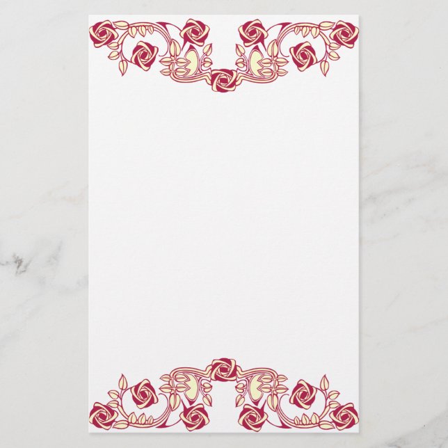 Papelaria Rosa Motif (Frente)