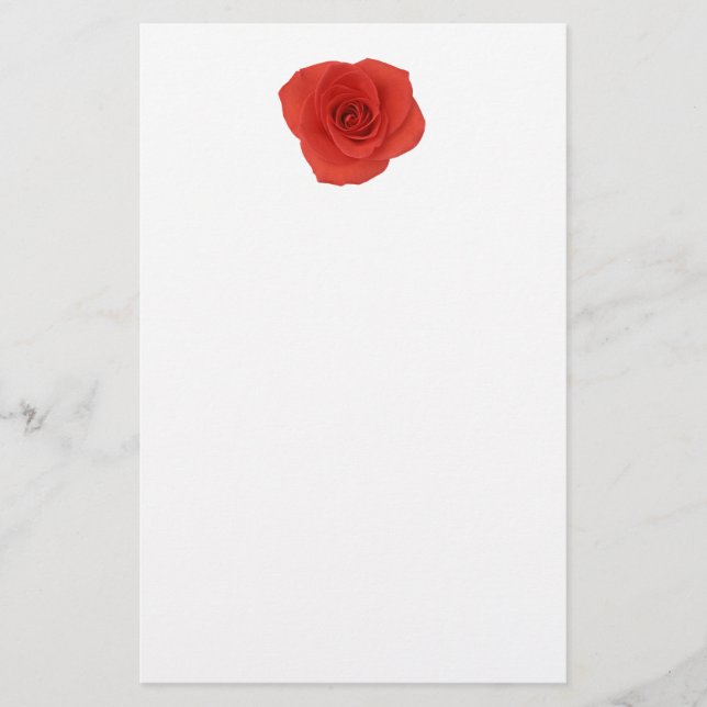 Papelaria Rosa vermelha (Frente)
