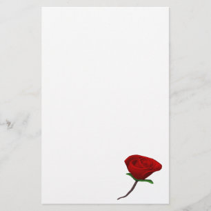 Papelaria Rosa vermelha