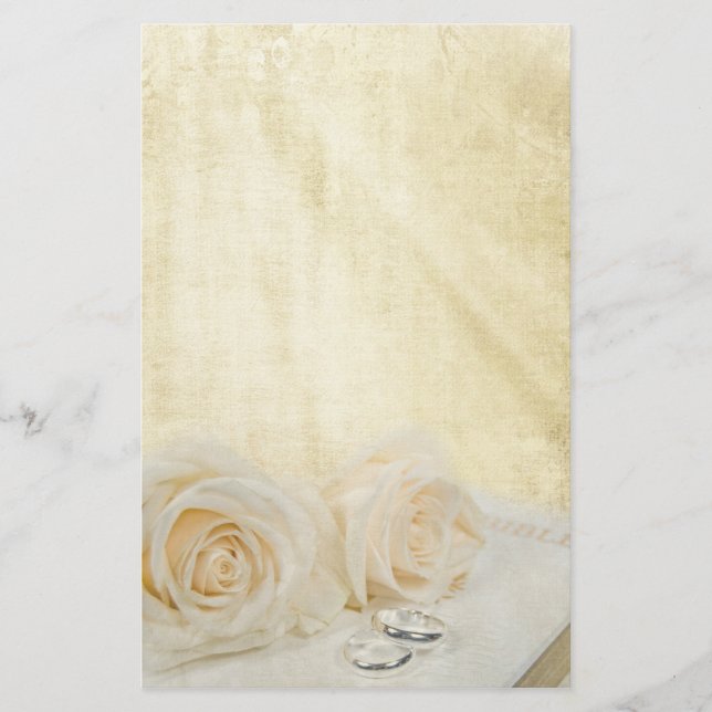 Papelaria Rosas de casamento (Frente)