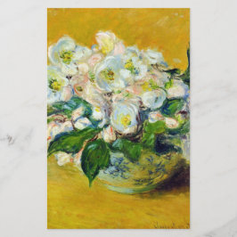 Papelaria Rosas de Natal (por Claude Monet)