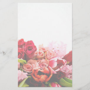 Papelaria Rosas e Flor - Papel de Carta