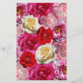 Papelaria Rosas Vintage Chique Vibrant Country