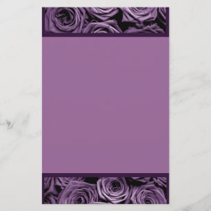 Papelaria Rosas violetas