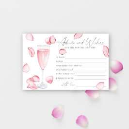 Papelaria Rose Prosecco - conselhos e desejos chá de noiva