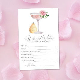 Papelaria Rose Prosecco - conselhos e desejos chá de noiva