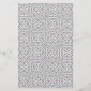 Papelaria Rosetas de Natal rosa e verde