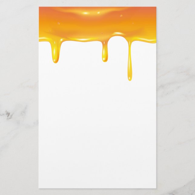 Papelaria Rosh Hashanah Judeu de Ano Novo Doce Gotas de Mel (Frente)