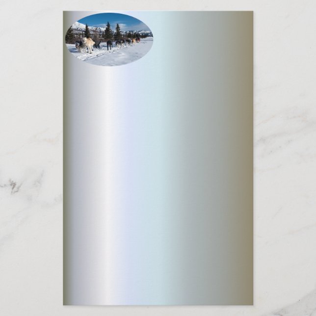 Papelaria Rouco do Alasca Cachorro Raça Sled (Frente)