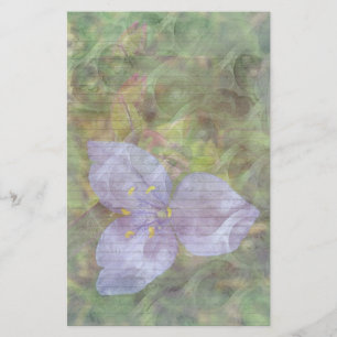 Papelaria Roxo-Aranha Espararia Floral-Linhas opcionais