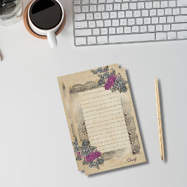 Papelaria Rustic Elegant Simple Para Ela