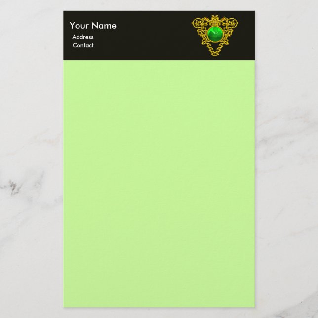 PAPELARIA SAINT PATRICK'S CELTIC HEART, SHAMROCK (Frente)