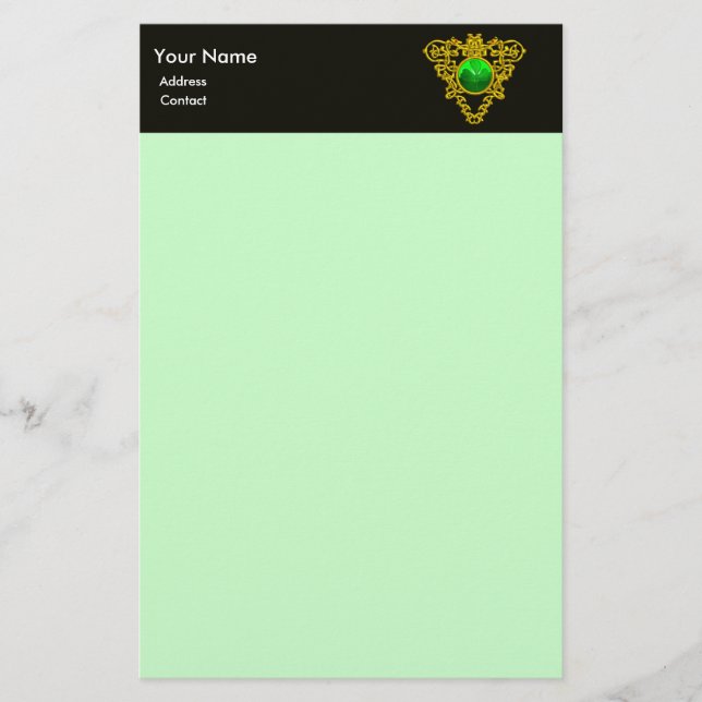 PAPELARIA SAINT PATRICK'S CELTIC HEART, SHAMROCK (Frente)