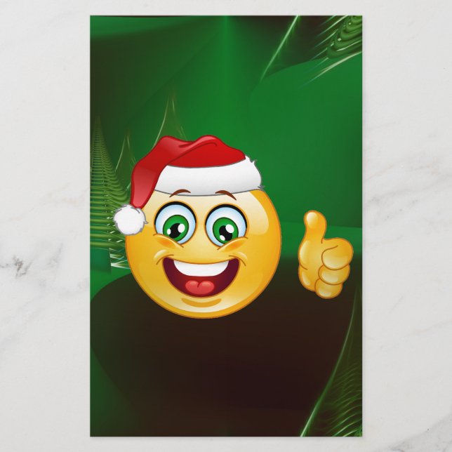 Papelaria santa claus emojis (Frente)