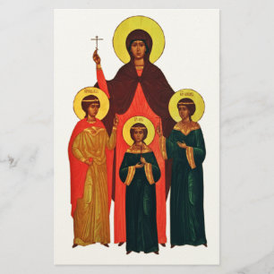Papelaria Santa Sofia e Suas Filhas As Virtudes Eternas