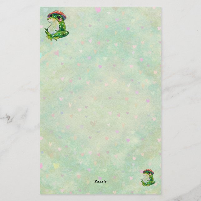 Papelaria Sapo chamado Clover (Verso)