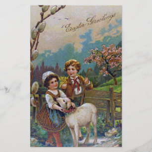Papelaria Saudações páscoas 1908