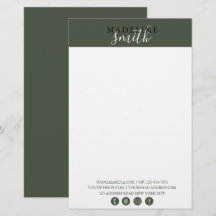 Script Moderno Verde Escuro