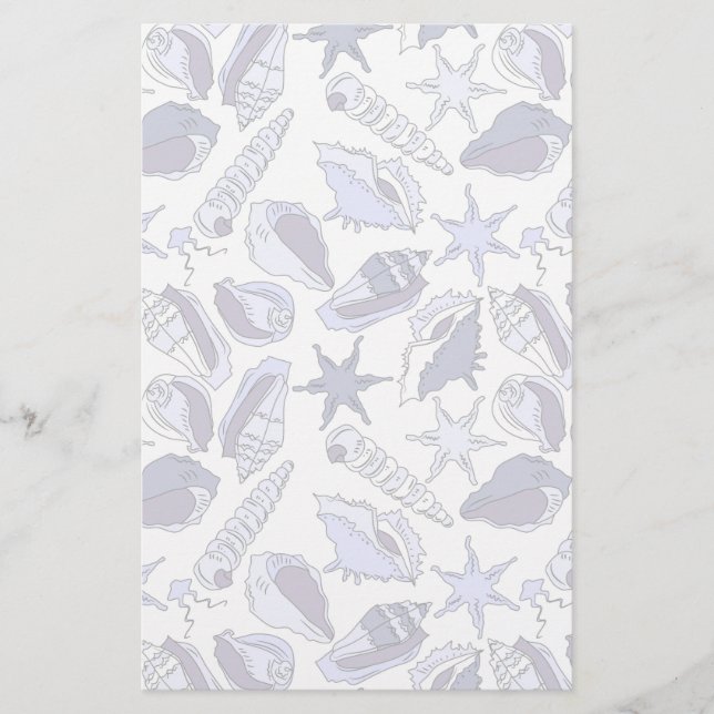 Papelaria Seashells de Lavendar (Frente)