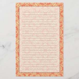 Papelaria Segundo plano quente brilhante no estilo vintage.