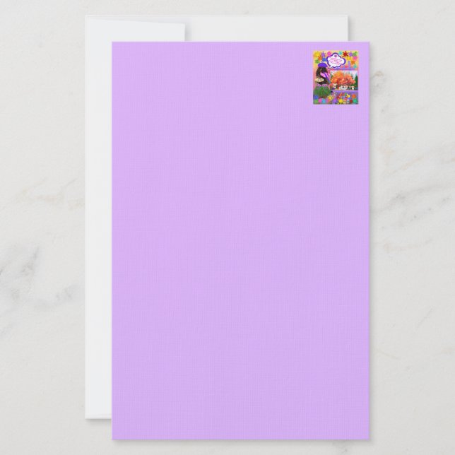 Papelaria Seja feliz com a carta de agradecimento (Frente)