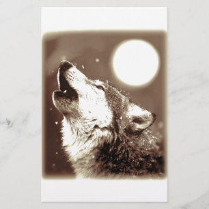 Papelaria Sepia Wolf & Moon