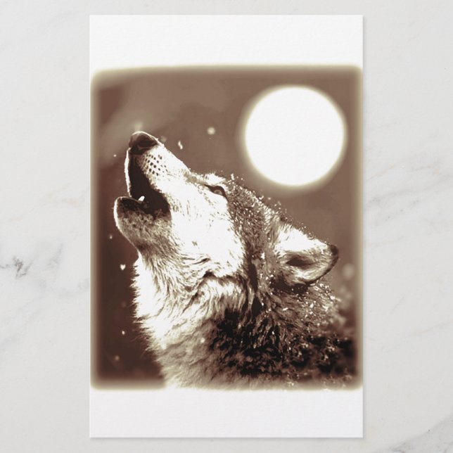 Papelaria Sepia Wolf & Moon (Frente)