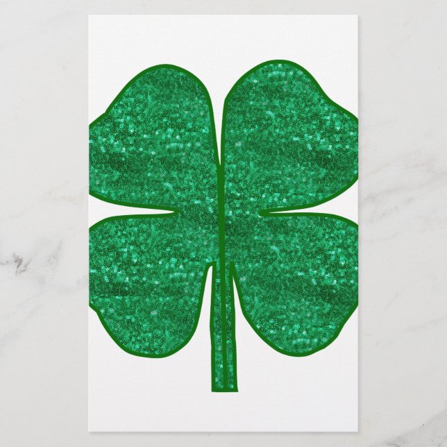 Papelaria shamrock brilhante (Frente)
