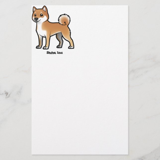 Papelaria shiba inu (Frente)