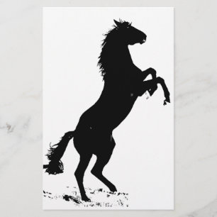 Papelaria Silhouette de Cavalo de Criação
