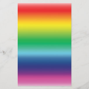 Papelaria símbolo do orgulho arco-íris cores lgbt