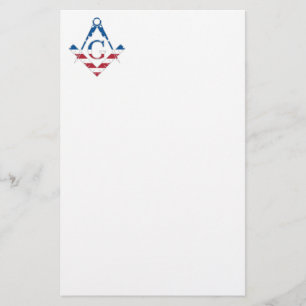 Papelaria Símbolo dos EUA Freemasonic
