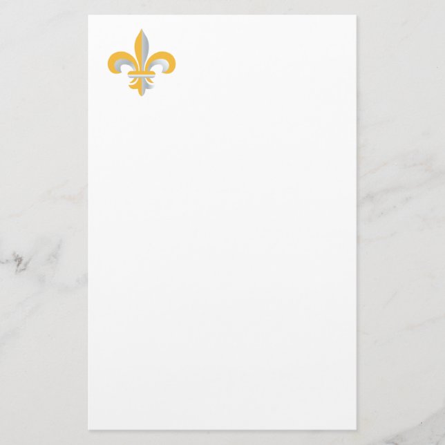 Papelaria Símbolo Fleur de Lis (Frente)