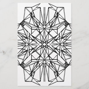 Papelaria simetria geométrica